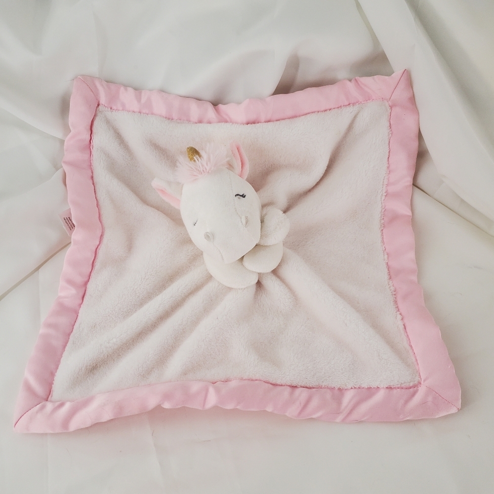 Carter's | Baby Unicorn Plush Lovey | Pink & White